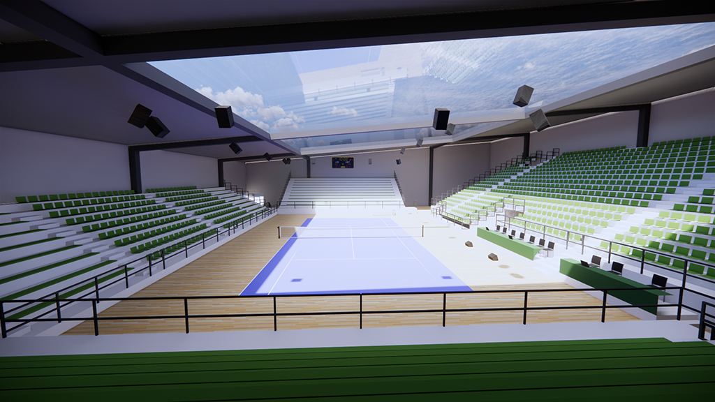 室內(nèi)體育館（網(wǎng)球場）
