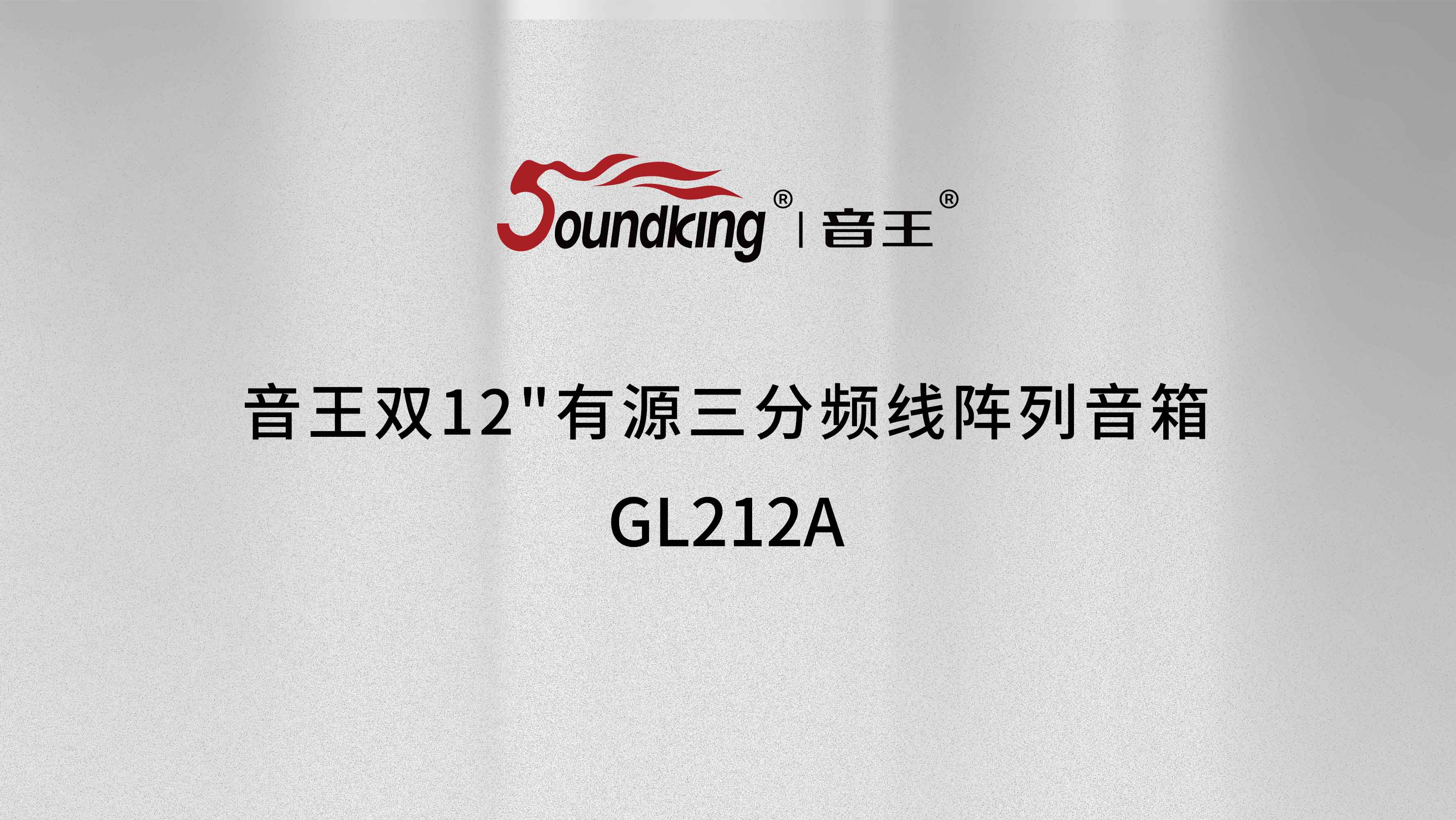 音王GL212A雙12"有源三分頻線陣列音箱 音王GL212A雙12"有源三分頻線陣列音箱